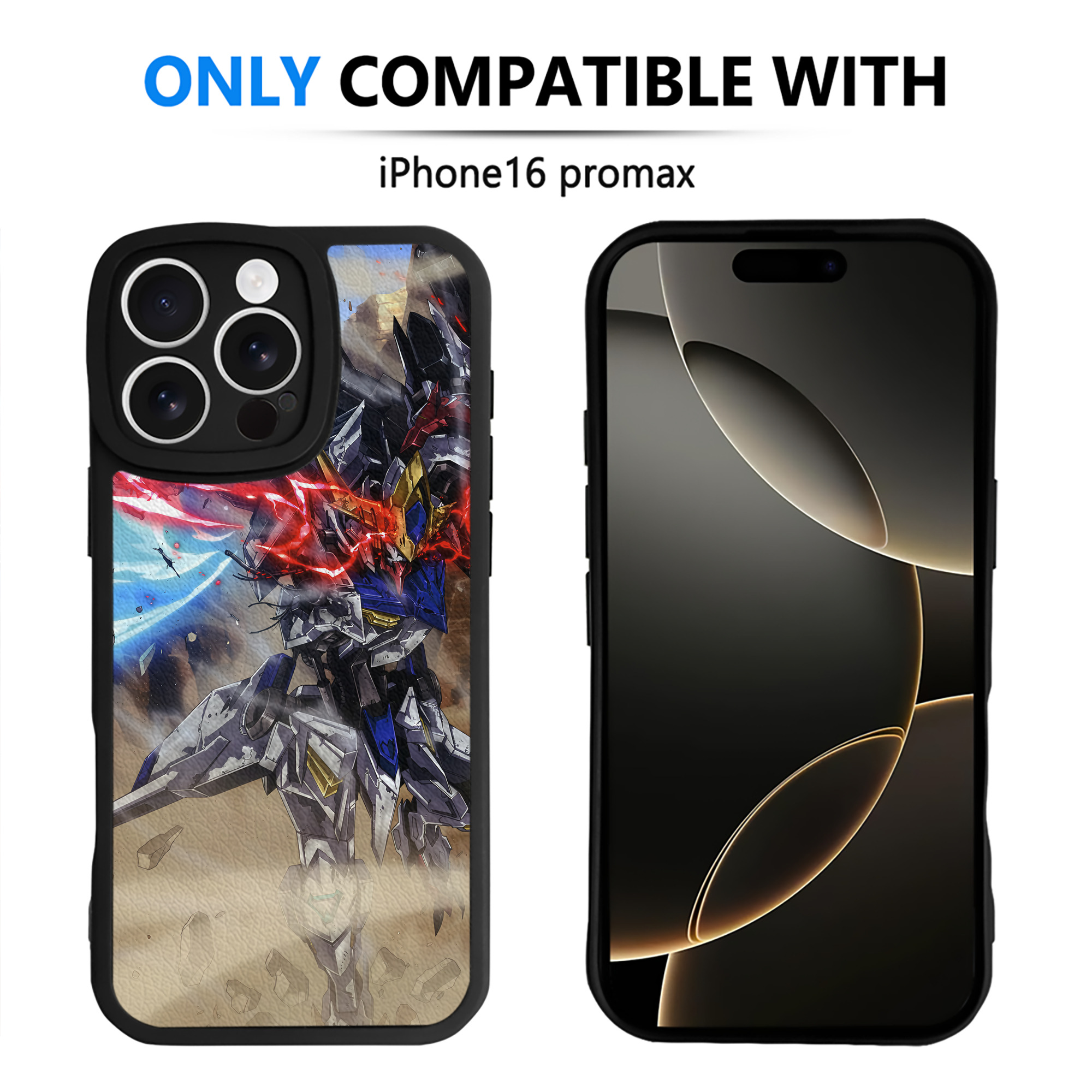 （画像用） 機動戦士ガンダム Mobile Suit Gundam 【iPhone 16シリーズ対応】シリコンスマホケース（レザー調） 材質：シリコン